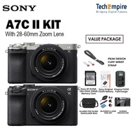 Sony A7C II / A7CII Mirrorless Camera Body & 28-60mm Lens ( 1+1 Year Sony Malaysia Warranty)