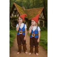 Children's Fancy Dwarf Costume Snow White And Seven Dwarfs Theme Set Fairy Tale Dress For Boys And G