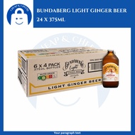 Bundaberg Light Ginger Beer 24 x 375ml