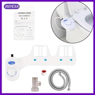 [Iniyexa] Bidet Attachment Applicable to Asia Australia with Flexible Hose Front Rear Wash Spare Parts for Toilet Seat for Female Washing