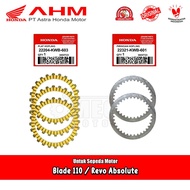 Clutch Lining for Honda Revo Absolute Fit Fi Blade 110 Carburetor Original AHM 22201-KWB-603