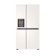 LG 674L Side-by-Side Refrigerator - Off-White (GC-L257KQKW