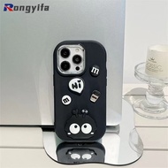 3D Coffee Briquette Case For Vivo V40 Pro V25 Pro Y7s iQOO Z9 Turbo Z7 Z7X Z9X Neo 3 Anti-fall Doll 