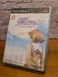 แผ่นเกม ps2 เกม Tokimeki Memorial3 ของเครื่อง PlayStation 2