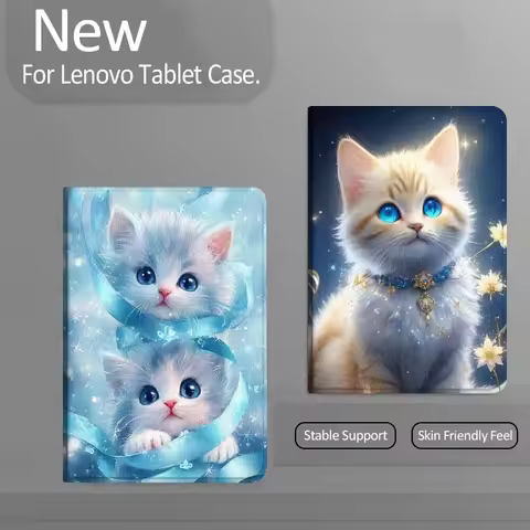 Cat Cartoon Popular Art For Xiaoxin Lenovo Tab Pad K11 K10 M10 P11 3rd Plus Pro Legion Y700 Y900 Gen