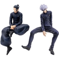 2Pcs JJK Figures Geto Suguru Figure JJKGojos Sitting Figure Statue JJK Geto Suguru Action Figure Des