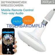 Bebas Ongkir! Wi-Fi Spy Cam Cctv Bohlam Lampu Silent Tanpa Suara 1000 Lumen Terang