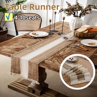 Table Runner Cotton Linen 4/6/8/10 Seater Long Table Cloth Home TV Cabinet Tea Table Cloth Decoratio