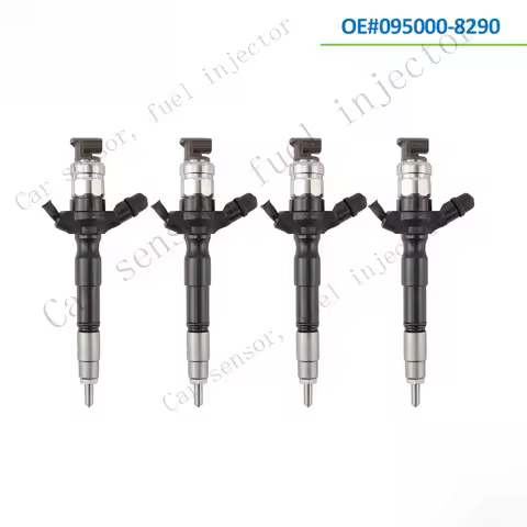 Q+ Set of 4 Injectors For TOYOTA HILUX KUN26R 1KD-FTV D4D 3.0 0950008290 0950008295