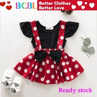 Minie Mouse Dress For Baby Girl 1st Birthday Set Party Dress Ootd Baby Dress For Girl 1 2 Years Old