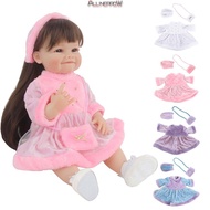 ALLINERROWC3 Doll Clothes, 22inch/55cm Hairy Doll Pleuche Dress Set, Multicolor Cosplay Doll Accesso