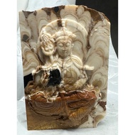 D9222 Natural Thai Dragon Palace Relic Raw Ore Carving Ksitigarbha Ornaments