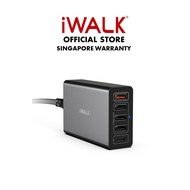 iWALK 5-Port wall charger with Power Delivery 30W &amp; Quick Charge 18W [ADL006]