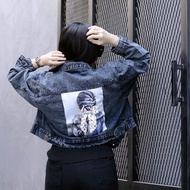 JAKET JEANS WANITA JUMBO XXL LD 120 JAKET JEANS WANITA JUMBO JAKET JEANS JUMBO XXXL LD 130 CEWEK JAK