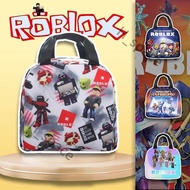 Roblox Lunch Bag School Student Kids Large Capacity Anime Insulation Lunch Bag Ice Bag