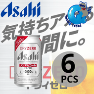 朝日 Asahi - Dry Zero 朝日 無酒精啤酒 350ml x 6