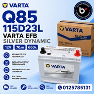 Installation Provided  Q85 115D23L Varta Silver EFB Dynamic for Idle Stop Car Battery Bateri kereta 