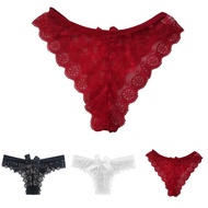Sexy Lace Thong Gstring Panties Women's Underwear Low Waist Lingerie Black M 3XL