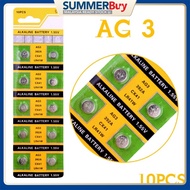 Ready Stock 10pcs Original TMI LR41 LR44 LR1130 Lithium Battery 1.55V Watch Battery Button Coin Cell