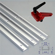 Aluminium Alloy T-track Slot Miter Track Jig Fixture T-Slot And Track Stop for Carpenter Manual Rout