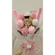 KNITTED GRADUATION BOUQUET GRADUATION BOUQUET/ GRADUATION BOUQUET/