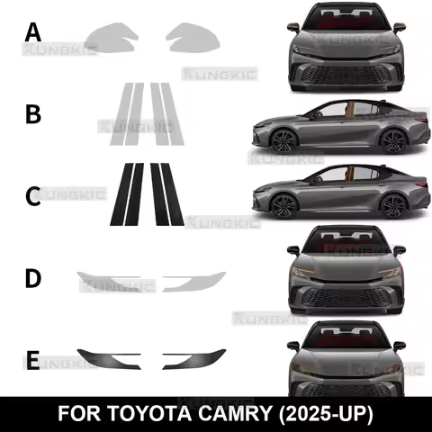 TPU For Toyota Camry 9th XV80 2024 2025 2026 Car Headlight Film Rear View A B Pillars Protection Fil