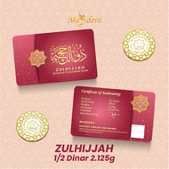 MASDORA 999.9 Gold ½ Dinar (2.125GM)  Islamic Calendar ~ Zulhijjah (EMAS 999.9/24K)