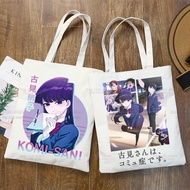 OC8 Komi San Can't Communicate Shopping Bag Komisan Shouko Excited Manga Shopper Jute Bag Shopping T
