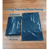 Plastic Packing Polymailer Bag Size 25x40