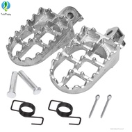 Dirt Bike Footrest Aluminium Footpeg Pedals for XR50R PW50 CRF70 TW200 KLX110 CRF50 50cc 70cc 90cc 1