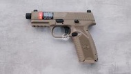 ●維克玩具●熱騰騰現貨！EMG CYBERGUN 授權刻字 FN 509 GBB 瓦斯手槍 短槍 沙色-FNGS509T
