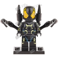 Third Party Minifigure Building Blocks Avengers 4 Superheroes 951 Yellow Shirt Ant-Man Hornet. G6G8