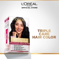 L’Oreal Paris Excellence Creme Triple Care Hair Color - 1 Black, Water Permeable