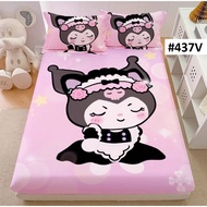 Kuromi Fitted Bedsheet/Pillowcase *Single/Super Single/Queen/King Set*