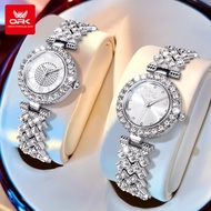 OPK Jam Tangan Perempuan Original Waterproof Quartz Stainless Steel Luxury Diamond Watch Women 6053