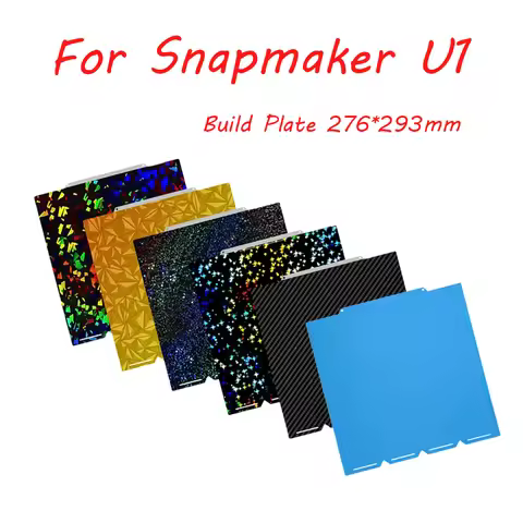 Build Plate For Snapmaker U1 Upgrade Accessories Build Plate Smooth PEI Steel Plate Super Adhension