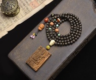 越南芽莊沉香八大守護神【普賢菩薩】佛牌項鏈  軟絲沉香