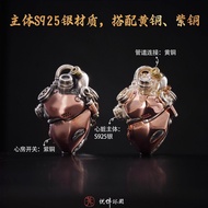 Mechanical Heart Tee Buddha Head Cyberpunk Bracelet diy Accessories Spacer Beads Wenwan Accessories 