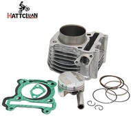HATTACLUAN Motor Cylinder Kit 155CC Bore for Yamaha BWS125 ZUMA BWS 125 YW125 To BWS150 CYGNUS-X /-S