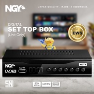 NGY Set Top Box / Receiver Siaran TV Digital HD DVB T2 STB Besi Plastik| NGY-801DVB NAGOYA