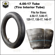4.00x17 tube- interior (400-17 interior) for motorcycle tire size 17rim