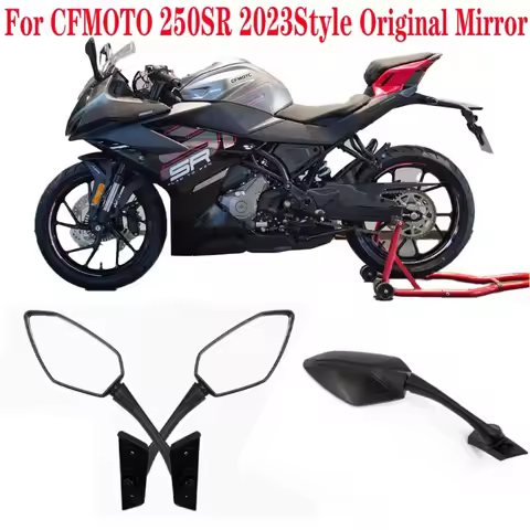 Motorcycle Rear View Mirror Moto Accessories Motorbike Side Mirror for CFMOTO 250SR CF250-6A-6B-6C-6