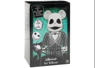 清貨優惠 Bearbrick x Disney Tim Burton's The Nightmare Before Christmas Jack Skellington 100% & 400% Set