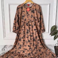 MUMTAZ MIDI DRES RAYON MOTIF TRISET