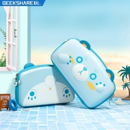 Geekshare Blue Beary Hard Carrying Case for Nintendo Switch and Switch Oled
