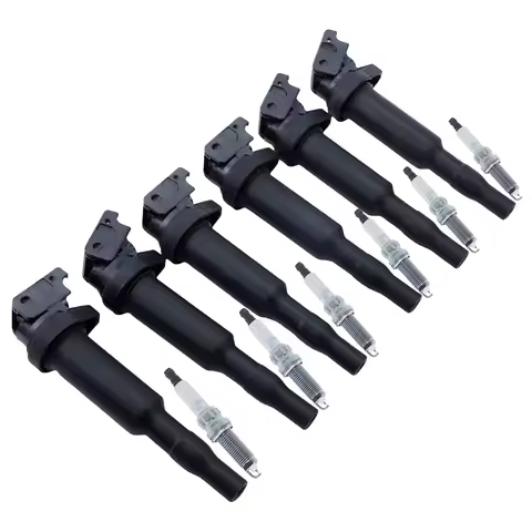 6pcs Set For BMW 325i 328i 330i 525i 530i E81 F22 F23 E46 E90 F33 X3 E83 X5 7 Ignition Coil&Spark Pl