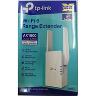 TPLINK  WIFI 6 RANGE EXTENDER AX1800 DUAL BAND (2.4 GHz + 5 GHz)