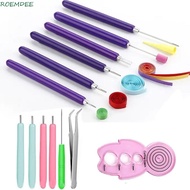 ROEMDEE 12PCS Paper Quilling Tools, Paper Curling Quilling Slotted Pen Quilling Needle Kit, Paper St