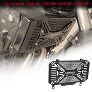 LEDISHUN Motorcycle Radiator guard And Oil Cooler Guard Set Grille Cover Protector For Honda CB400X CB500X CB400F CB500F