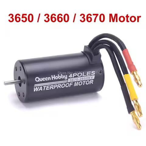 3650 3100KV 3900KV 4300KV 5200KV / 3660 3300KV 3800KV / 3670 2150KV 2650KV Brushless Motor for 1/8 1